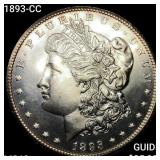 1893-CC Morgan Silver Dollar CHOICE BU