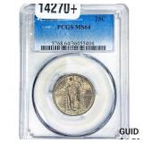 1928-D Standing Liberty Quarter PCGS MS64