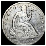 1855 Arrows Seated Liberty Half Dollar LIGHTLY CIR