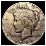 1935-S Silver Peace Dollar LIGHTLY CIRCULATED