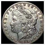 1884-CC Silver Morgan Dollar NEARLY UNCIRCULATED