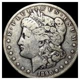 1890-CC Silver Morgan Dollar LIGHTLY CIRCULATED