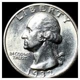1932-S Silver Washington Quarter CHOICE AU