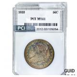 1812 Capped Bust Half Dollar PCI MS61