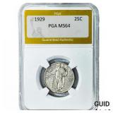 1929 Standing Liberty Quarter PGA MS64
