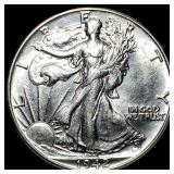 1942-S Silver Walking Liberty Half Dollar UNCIRCUL
