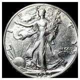 1929-S Silver Walking Liberty Half Dollar CLOSELY