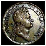 1723 Ireland Copper Halfpenny NEARLY UNCIRCULATED