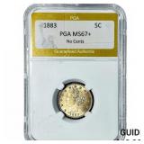 1883 Liberty Victory Nickel PGA MS67+