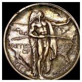 1926 Oregon Trail Memorial Silver Half Dollar CLOS