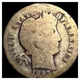 1897-O Silver Barber Dime NICELY CIRCULATED
