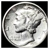 1921 Mercury Dime CLOSELY UNCIRCULATED