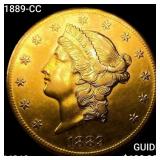 1889-CC $20 Gold Double Eagle CHOICE BU