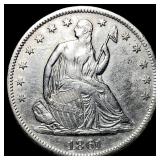 1861-S Silver Half Dollar CLOSELY UNCIRCULATED