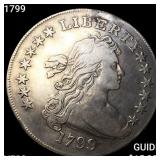 1799 Draped Bust Dollar LIGHTLY CIRCULATED