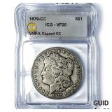 1879-CC Morgan Silver Dollar ICG VF20