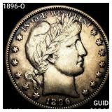 1896-O Barber Half Dollar UNCIRCULATED