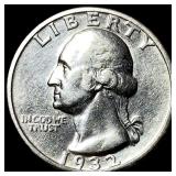 1932-S Silver Washington Quarter CLOSELY UNCIRCULA