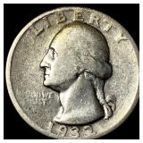 1932-D Silver Washington Quarter LIGHTLY CIRCULATE