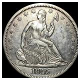 1845-O Silver Half Dollar CHOICE AU