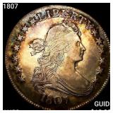 1807 Draped Bust Half Dollar CHOICE AU