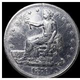 1876-S Silver Trade Dollar CLOSELY  UNCIRCULATED