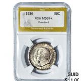 1936 Cleveland Half Dollar PGA MS67+