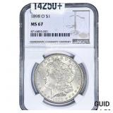 1898-O Morgan Silver Dollar NGC MS67