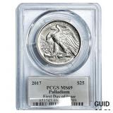 2017 $25 Palladium 1oz PCGS MS69