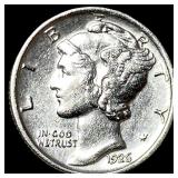 1926-S Silver Mercury Dime CHOICE BU