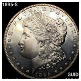 1895-S Morgan Silver Dollar CHOICE BU PL