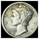 1917-S Silver Mercury Dime CLOSELY  UNCIRCULATED