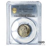 1917-D Standing Liberty Quarter PCGS MS63 FH Type