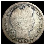 1897 Barber Half Dollar NICELY CIRCULATED