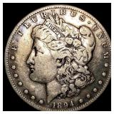 1894-S Silver Morgan Dollar LIGHTLY CIRCULATED