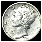 1924-D Silver Mercury Dime CLOSELY  UNCIRCULATED