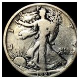 1921 Walking Liberty Half Dollar LIGHTLY CIRCULATE