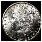 1883-S Silver Morgan Dollar CHOICE BU