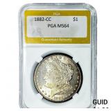 1882-CC Morgan Silver Dollar PGA MS64