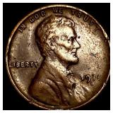 1911-S Lincoln Wheat Cent NEARLY UNCIRCULATED