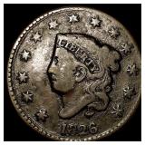 1826 Coronet Head Large Cent NEARLY UNCIRCULATED