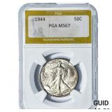 1944 Walking Liberty Half Dollar PGA MS67