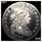 1807 Draped Bust Dime LIGHTLY CIRCULATED