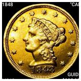 1848 "CAL" $2.50 Gold Quarter Eagle UNCIRCULATED