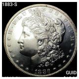 1883-S Morgan Silver Dollar CHOICE BU PL