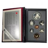 [7] 1990 Royal Canadian Mint Proof Set 1C-$1 W/Box