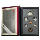[7] 1989 Royal Canadian Mint Proof Set 1C-$1 W/Box