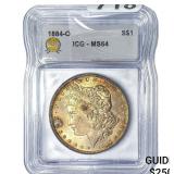 1884-O Morgan Silver Dollar ICG MS64