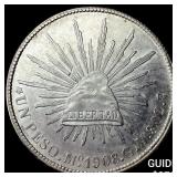1876-G Germany, Baden Silver 5 Marks HIGH GRADE