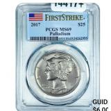 2017 $25 1oz Palladium Eagle PCGS MS69